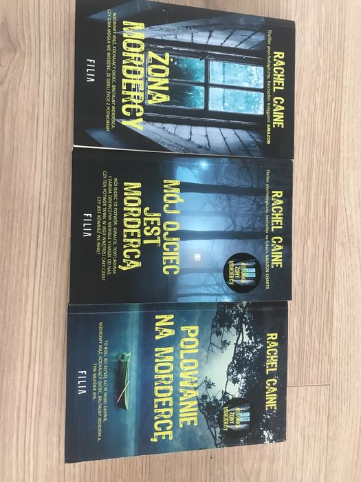 Rachel Caine trzy ksiazki Żona mordercy, Moj ojciec j.. Polowanie …