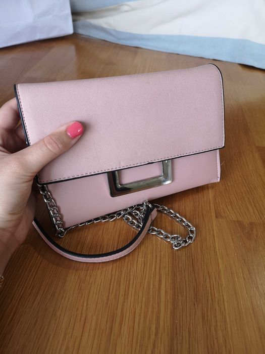 Carteira clutch rosada da Paco Martinez