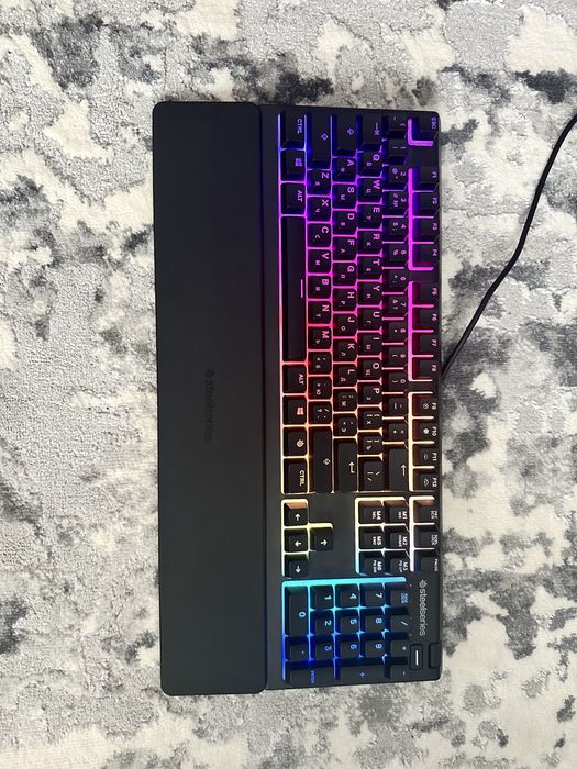 Клавіатура ігрова (мембранна) Steelseries (RGB)