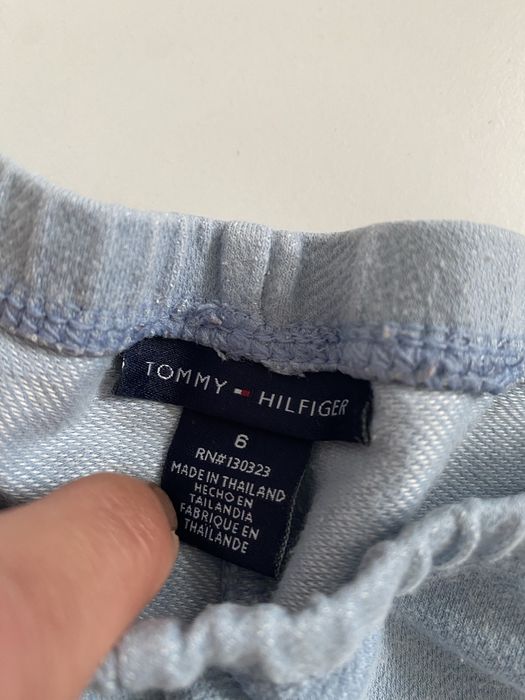 Niebieskie legginsy Tommy Hilfiger 6