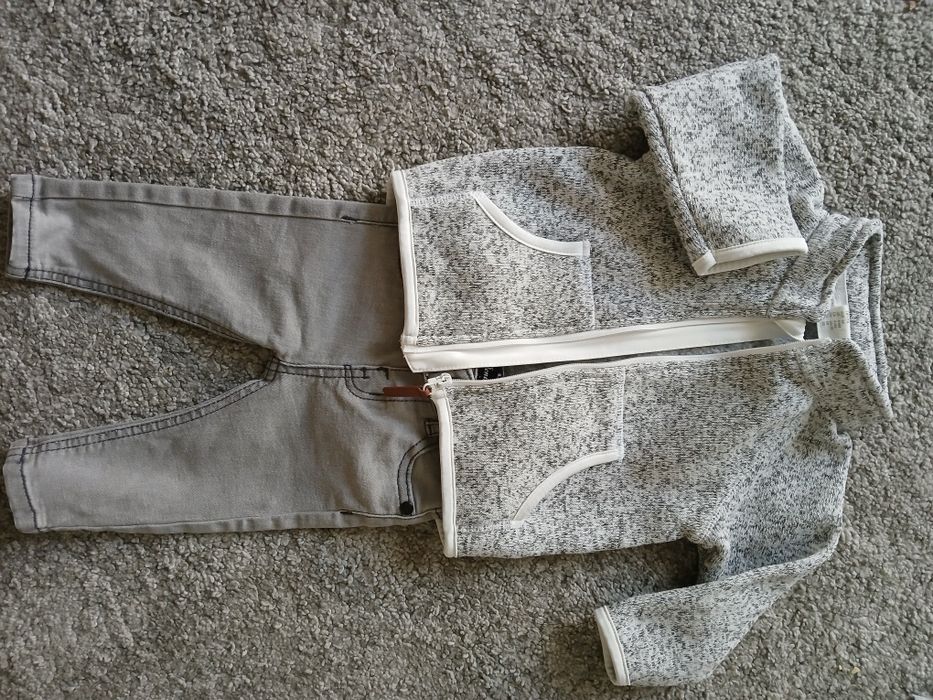 Bluza polar dres ZESTAW UBRANEK chłopiec r.68