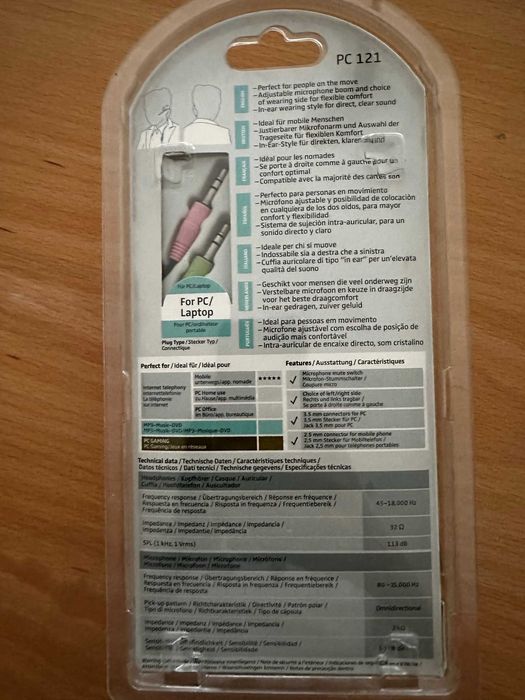 Wired Sennheiser Earpiece with Microphone64550651464449122