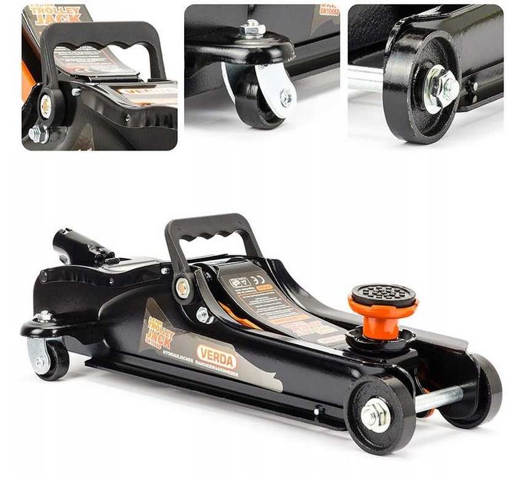 Niskoprofilowy PODNOŚNIK HYDRAULICZNY 2,5T ŻABA Wysokiej jakości NOWY