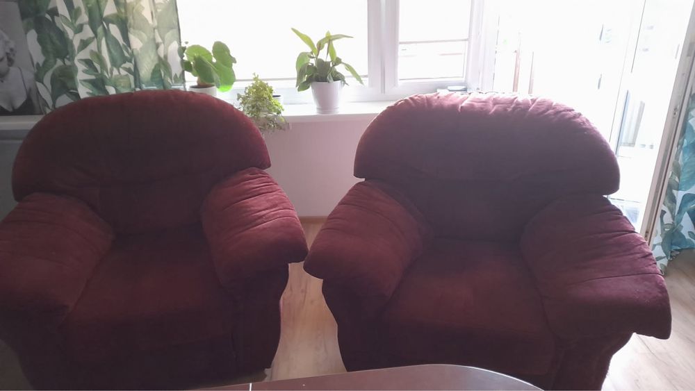 Fotele sofa ze spaniem i lawa rozkladana
