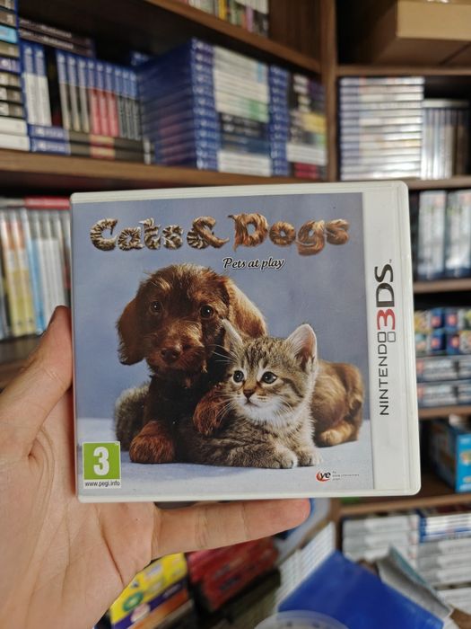 Nintendo 3DS Cats & Dogs Pets at play