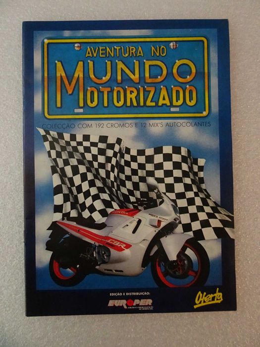 Caderneta de cromos vazia Aventura no Mundo Motorizado - Europer