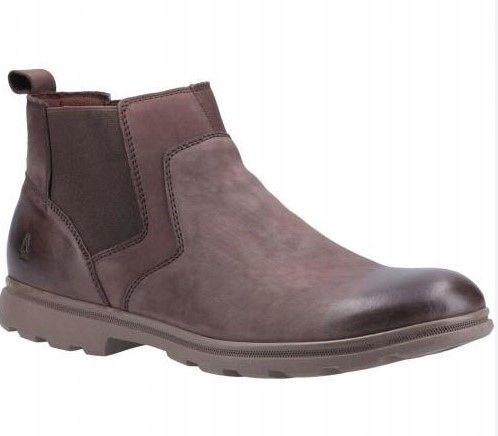 Hush puppies sztyblety męskie brązowe skórzane wsuwane 40 1ż3d
