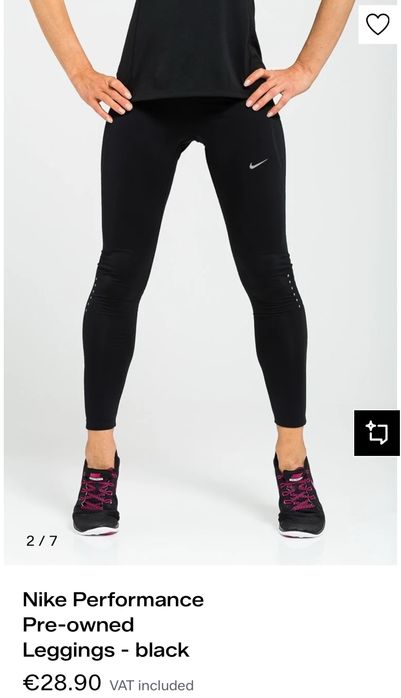 Лосіни бігові nike running на dri fit, розмір m