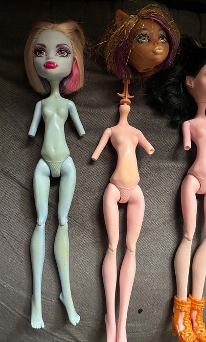 Lalki monster high trupki i głowa