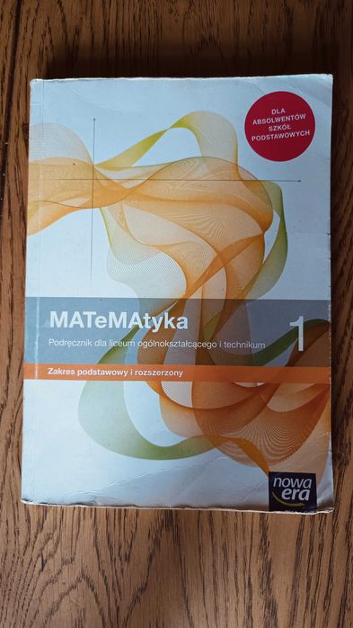 Matematyka podręcznik dla liceum ogólnokształcącego i technikum 1