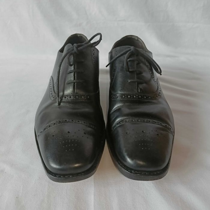 Barker England roz. 45,5 cm /UK 11G/ - dł. wkł. 30,5 cm- 3 x skóra