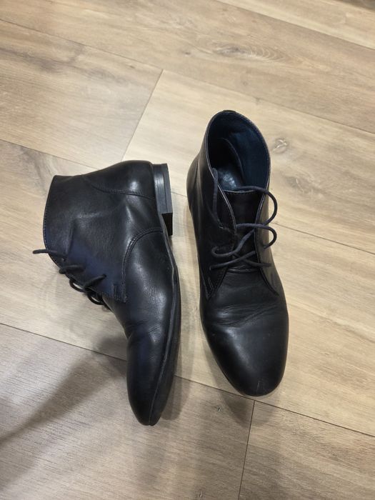 Skórzane botki Lasocki 36