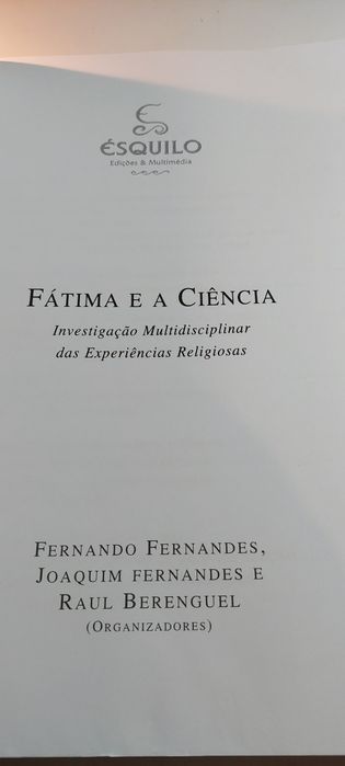 Fátima e a Ciência, Investigação Multidisciplinar (Ésquilo)