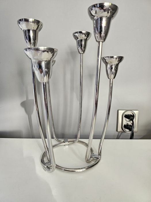 Georg Jensen Swing świecznik - polerowany na lustro