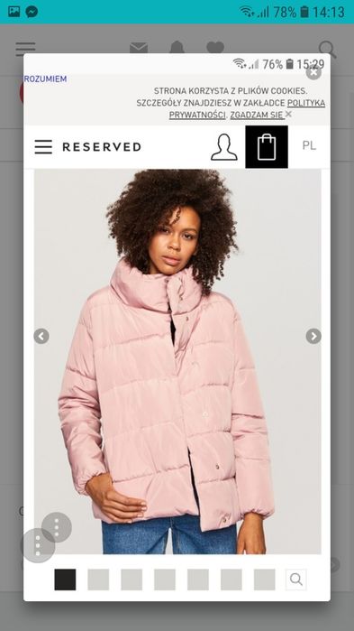 Kurtka zimowa puchowa