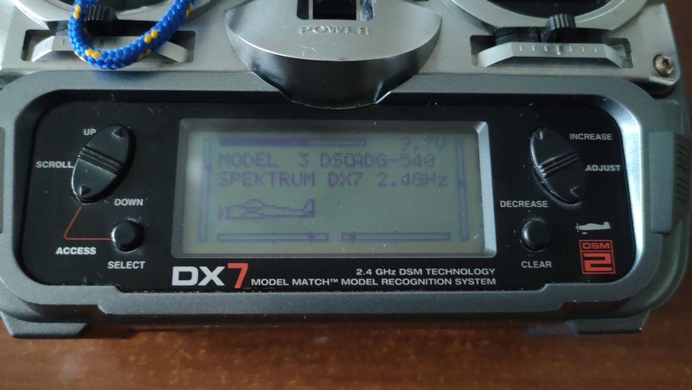 Пульт віддаленого керування. Передавач Spectrum DX7s, семиканальний пу