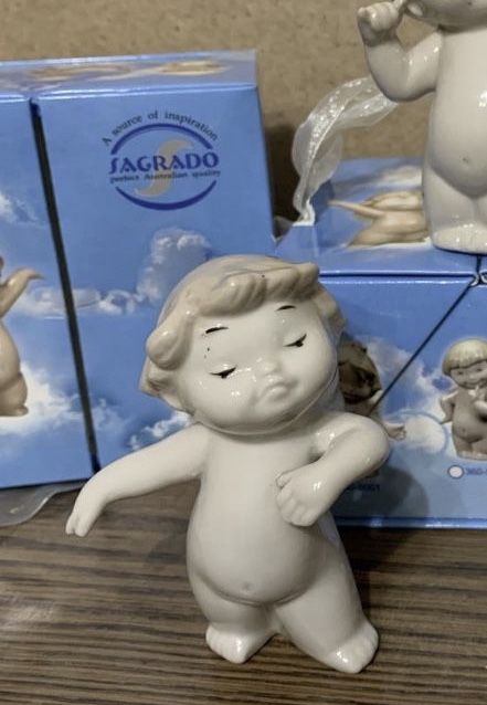 Порцелянові фігурки, ангели, нічник