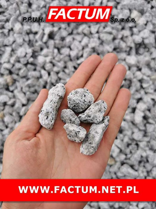 Grys granit workowany 20kg kruszywo kamień ogrodowy