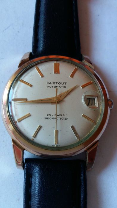 Zegarek PARTOUT-DELANO Automatic 25 jewels au-20 antyk Unikat.