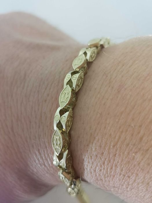 Złoty łańcuszek Cartier pr. 585 Nowy 57g,61cm(8004)