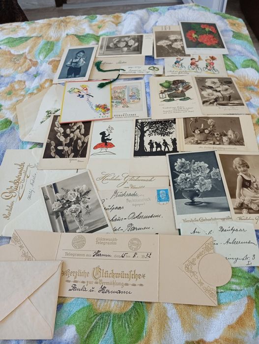 Німецькі 30-50рр листи, конверти ,листівки не воєнні