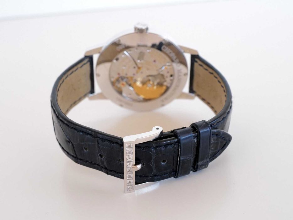 Chopard L.U.C Twin 18K White Gold Baguette Diamonds