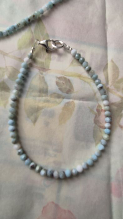 Larimar srebro 0.925 bransoletka