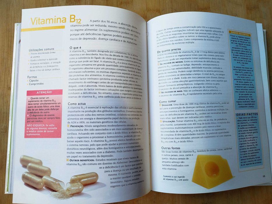 O Poder curativo das Vitaminas e dos Minerais