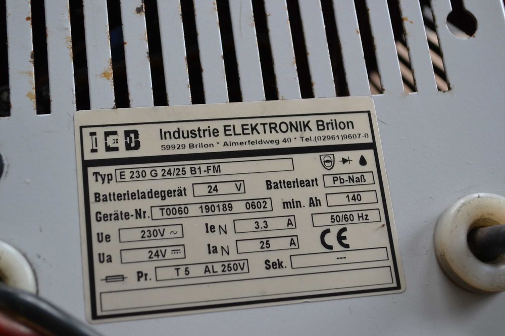 Ładowarka Prostownik Do Wózka Jungheinrich 25A