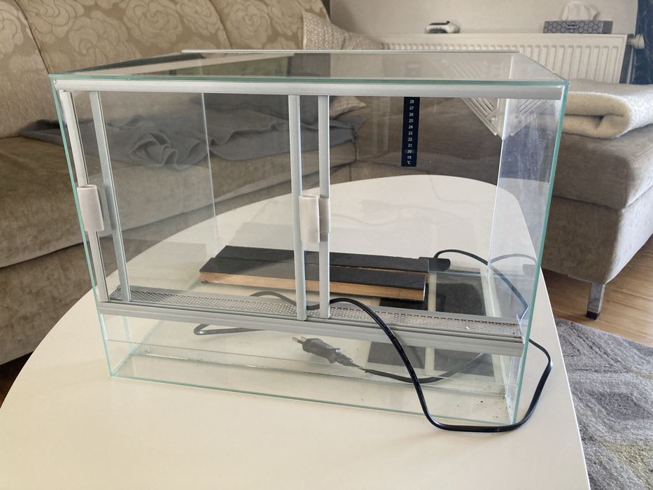 Terrarium szklane 30x40x30 cm