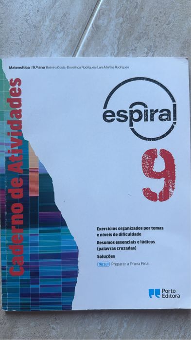 Caderno de atividades Espiral 9