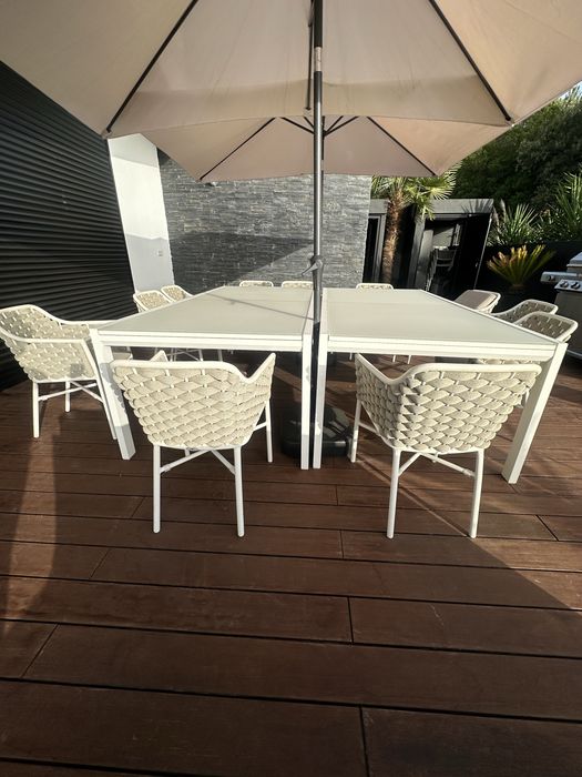 Conjunto de mobiliario jardim