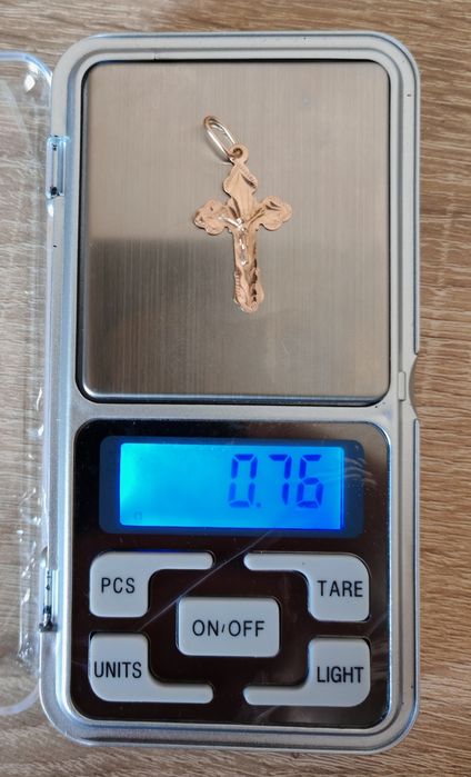 Хрестик, золото 585