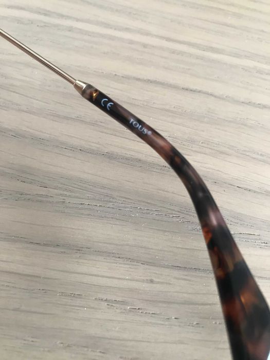 Tous przezroczyste okulary przeciwsłoneczne Metal Bear nowe złote 2022