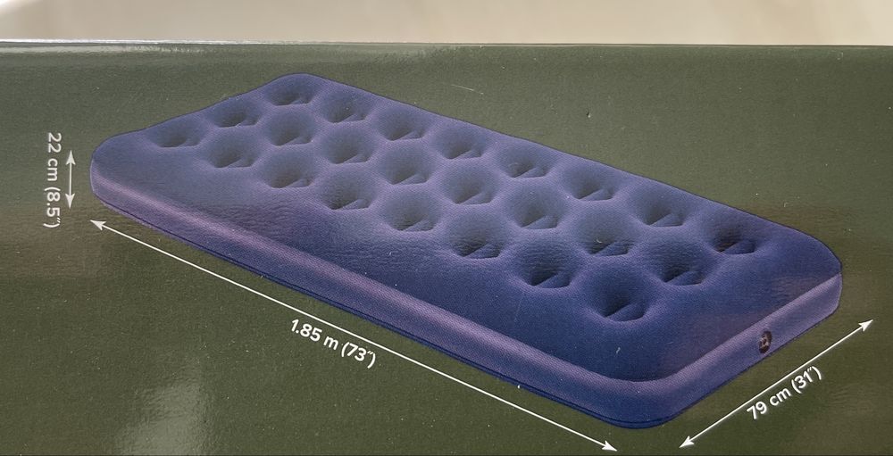 Materac jednoosobowy dmuchany – nowy, nieużywany!