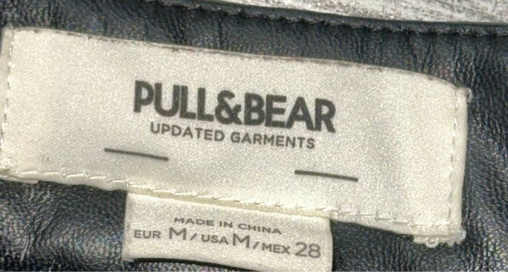 Кожаные штаны утепленные