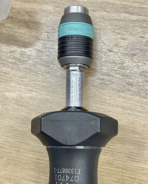 1.2-3.0 Nm Wera 7441 wkrętak klucz dynamometryczny Apple iPhone Thule