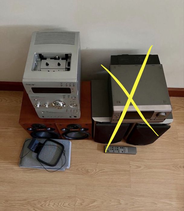 Aparelhagem Sony CMT GPZ7