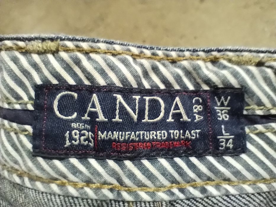 Spodnie Canda Surowy Super Denim Gruby