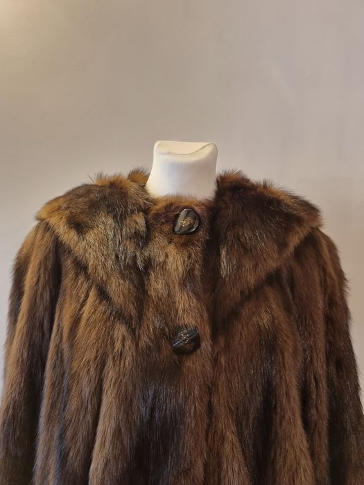 Futro norki naturalne włoskie