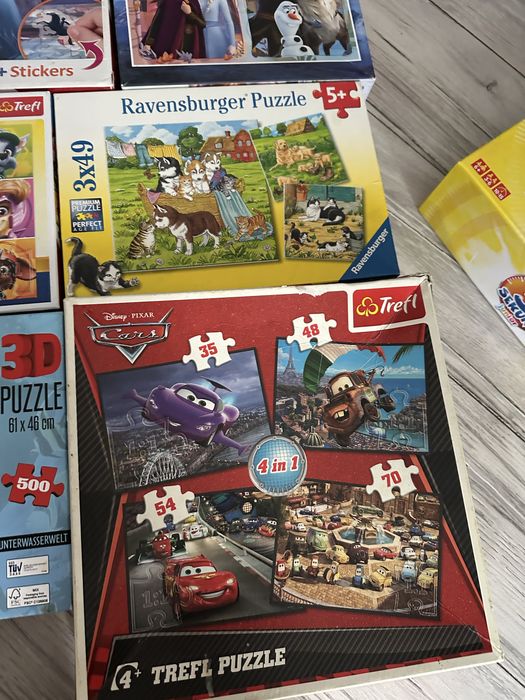 Puzzle zestaw 10 sztuk