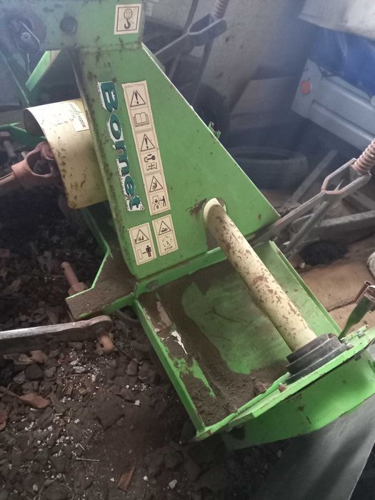 Міні трактор зубр 244+фреза+плуг