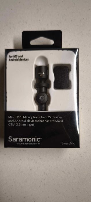 Mikrofon do smartfona Saramonic SmartMic SR1610 złącze mini Jack 3,5