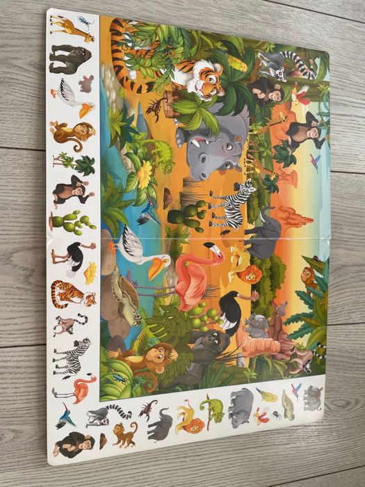 Дитяча книга Віммельбух Тварини. Стан ідеальний