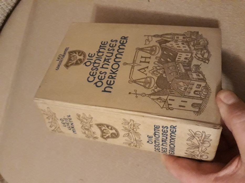 1932r. Weismantel - Die Geschichte des Hauses Herkommer. Stara ksiazka