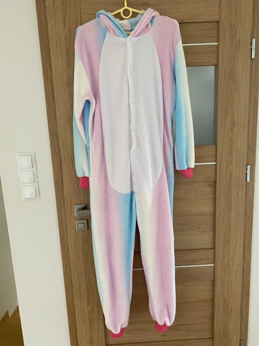 Piżama kombinezon szlafrok jednorożec s/m