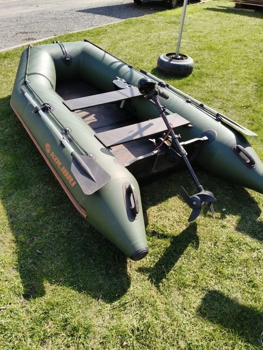 Ponton wędkarski Kolibri 330 silnik + Echosonda