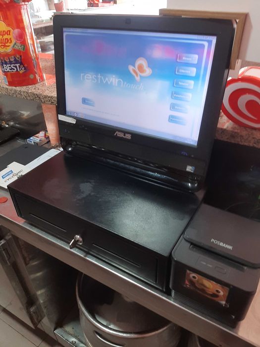 Computer/Monitor and POS for Catering with RestWin System.64283902076289122