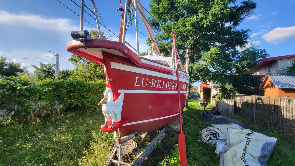 Jacht drewniany długość 7.5 m