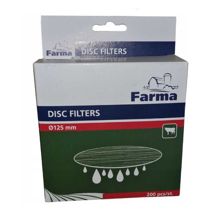 Filtry do mleka cedzidła krążkowe 125mm Farma 601004FA